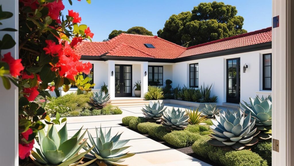 roof sealant and coating - home with a red painted roof
